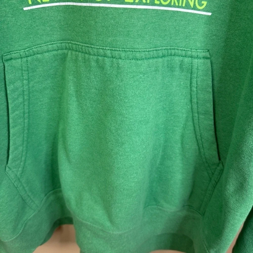 The North Face Never Stop Exploring Hoodie Size XL Kelly Green Outdoor‎ Active